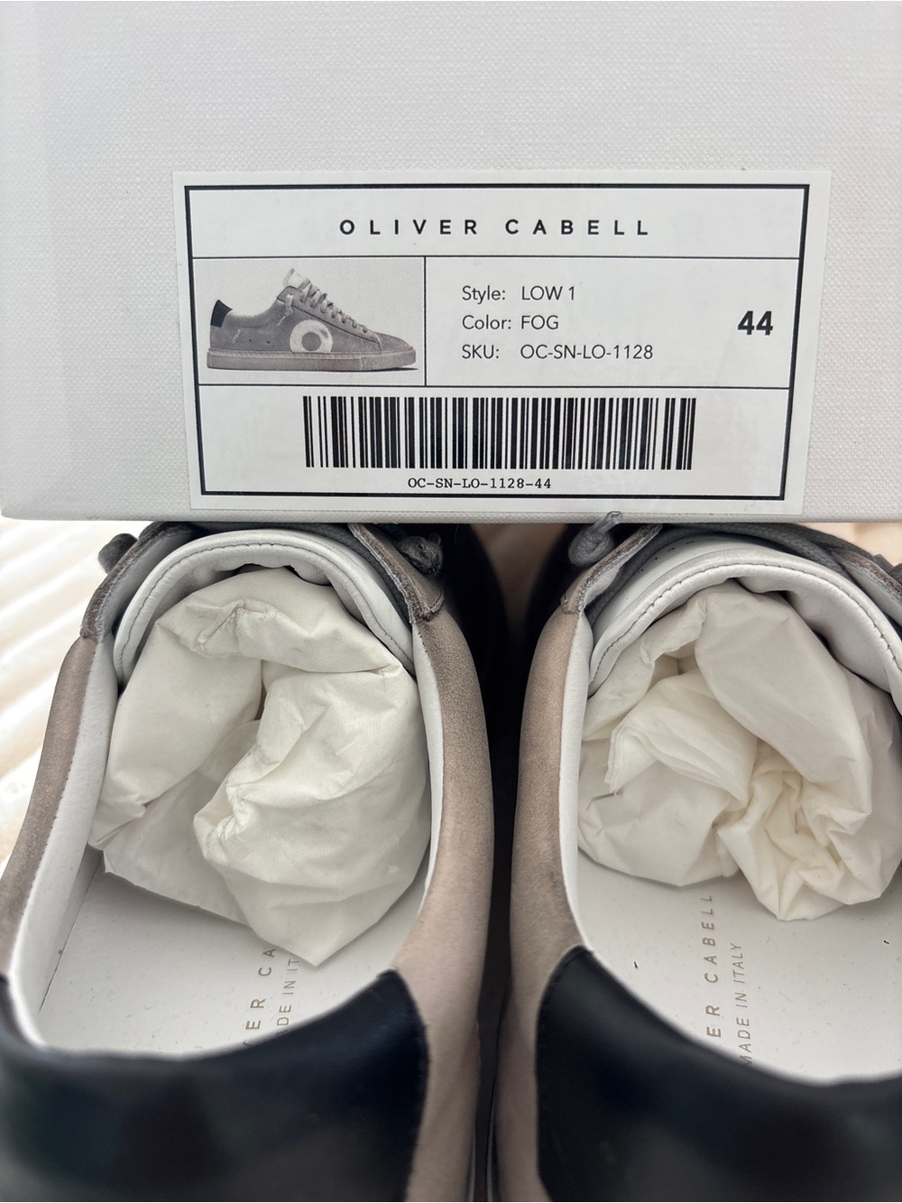 Oliver Cabell LOW 1 Sneakers in Fog (Gray)